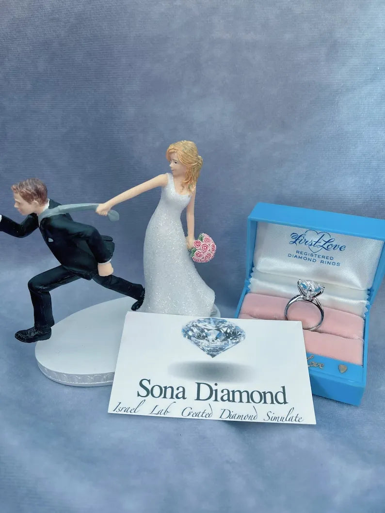 First Love, Promise Engagement Wedding Ring, Every Day Dainty Ring, Will You Marry Me Ring, Large 10CT Real Austrian Crystal Solitaire Ring.