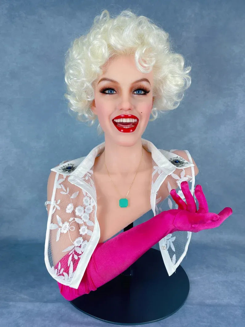 Bethany Ciotola Necklace Vibrant Green Princess Cut Natural Neon Colombian Emerald Solitaire Necklace 18K Yellow Gold Vermeil