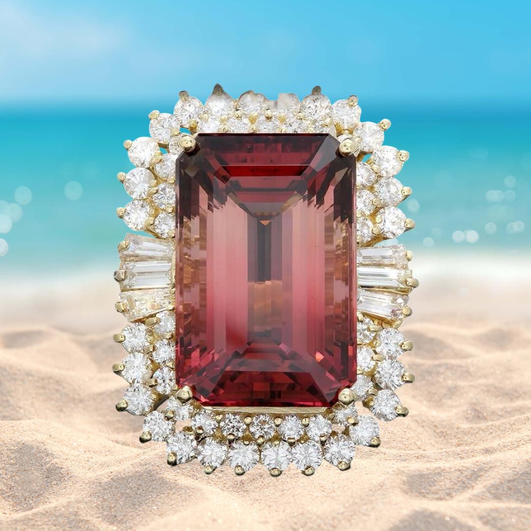 Magnificent Color Change Alexandrite Diamond Ring, Huge Cocktail Ring, Masterpiece of Art, By Hollywood Star Jewels