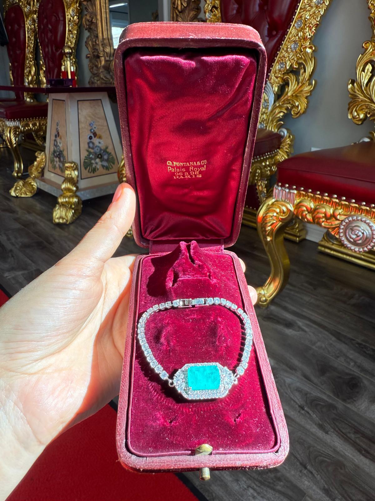 100% Glowing Natural Colombian Emerald Doublet Bracelet Bangle, its Own Natural Color, No Edits, Awe Mesmerizing Piece