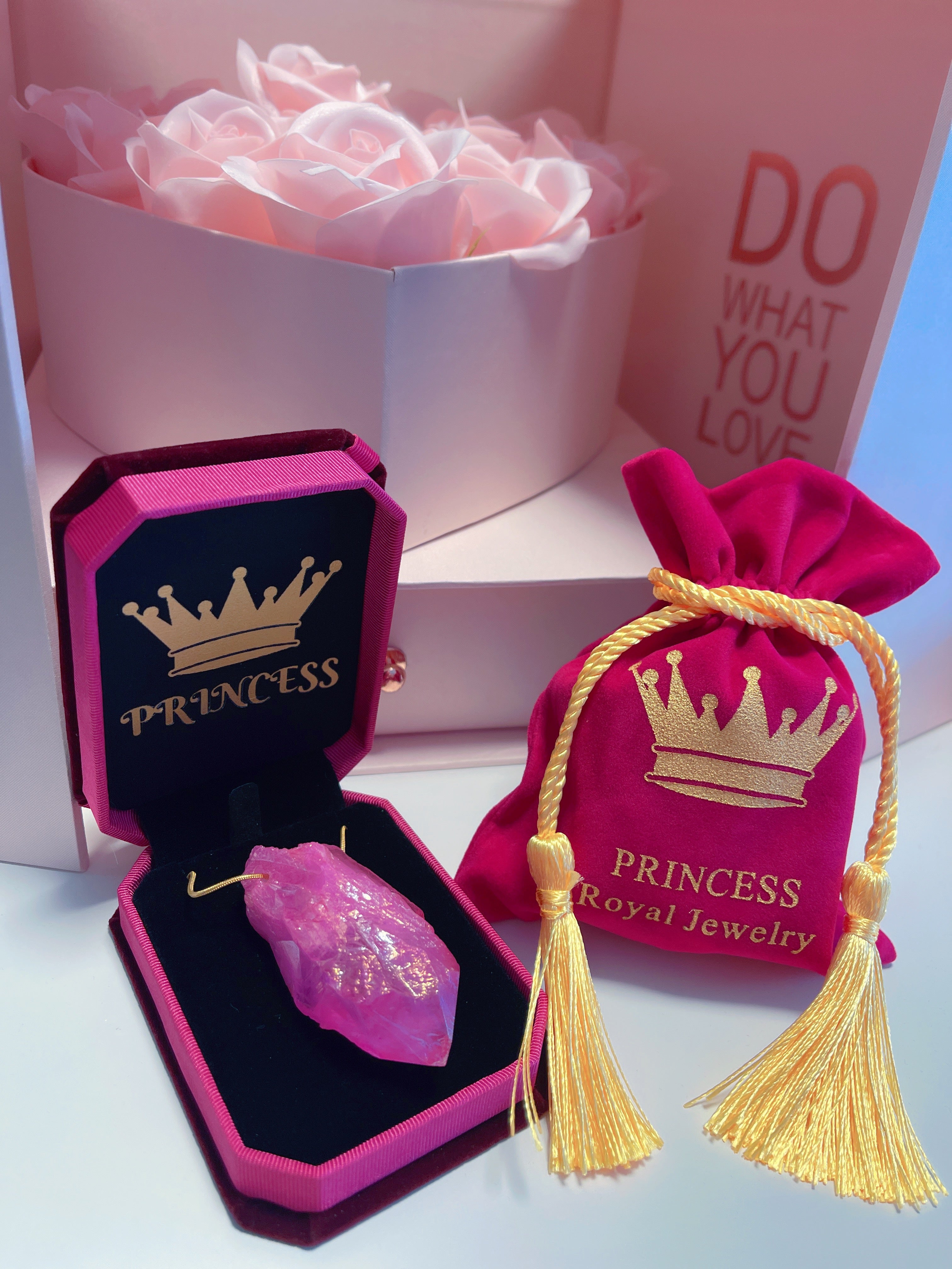 Mesmerizing Large Natural Pink Kunzite Rough Necklace, Raw Kunzite, Madagascar