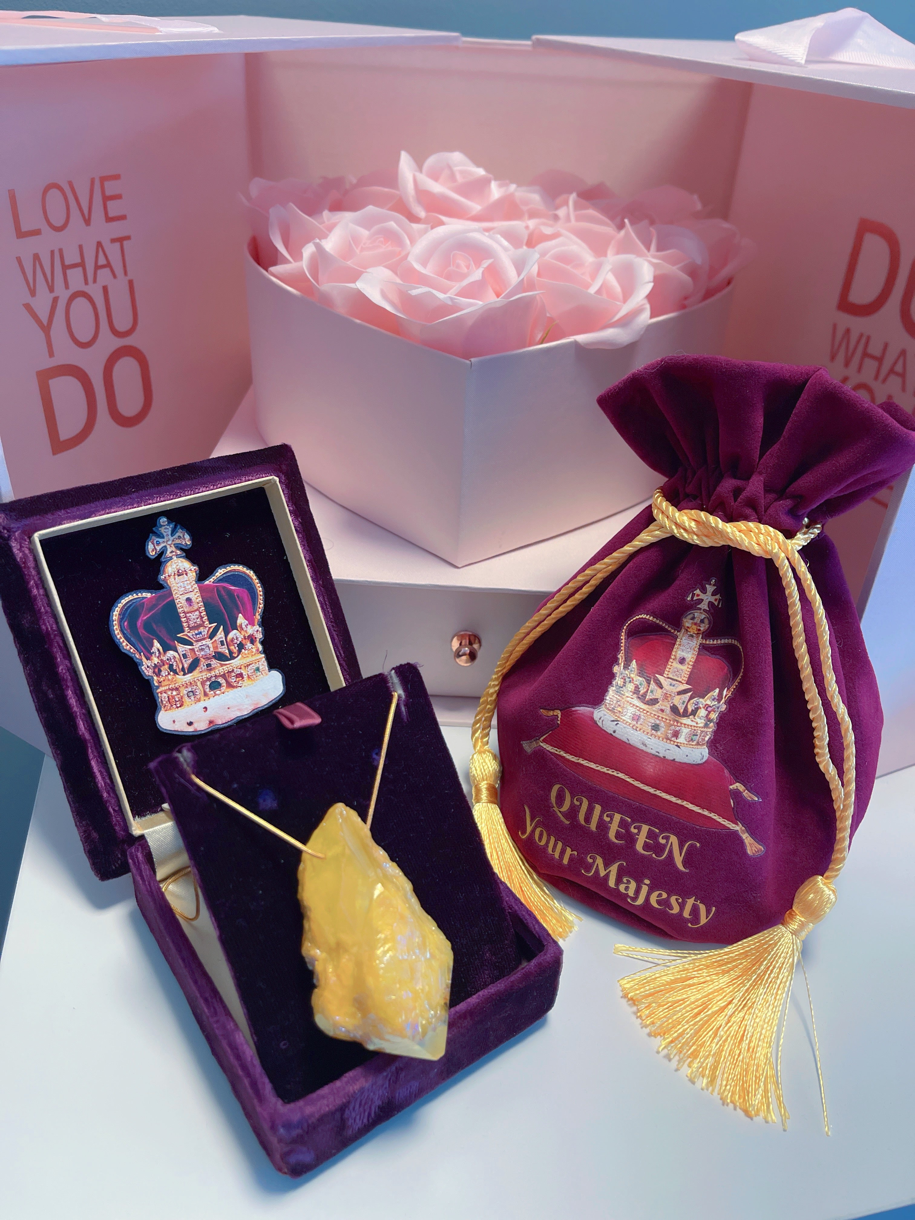 Large Natural Brazilian Gold Citrine Necklace Large Gem 350CTW Rough Gem Pendant