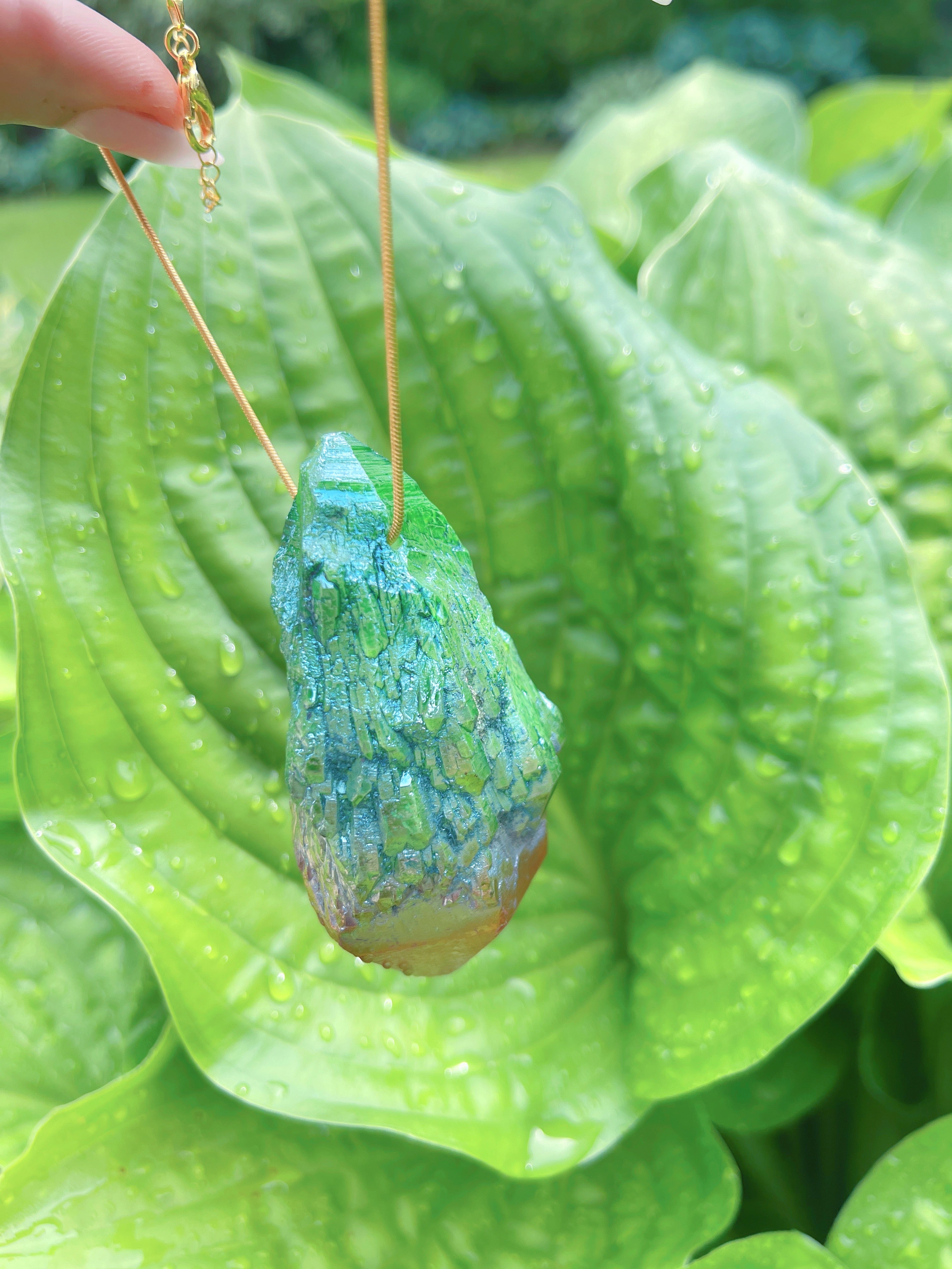 Rare Huge Natural Bi Color Watermelon Tourmaline Necklace, Mozambique