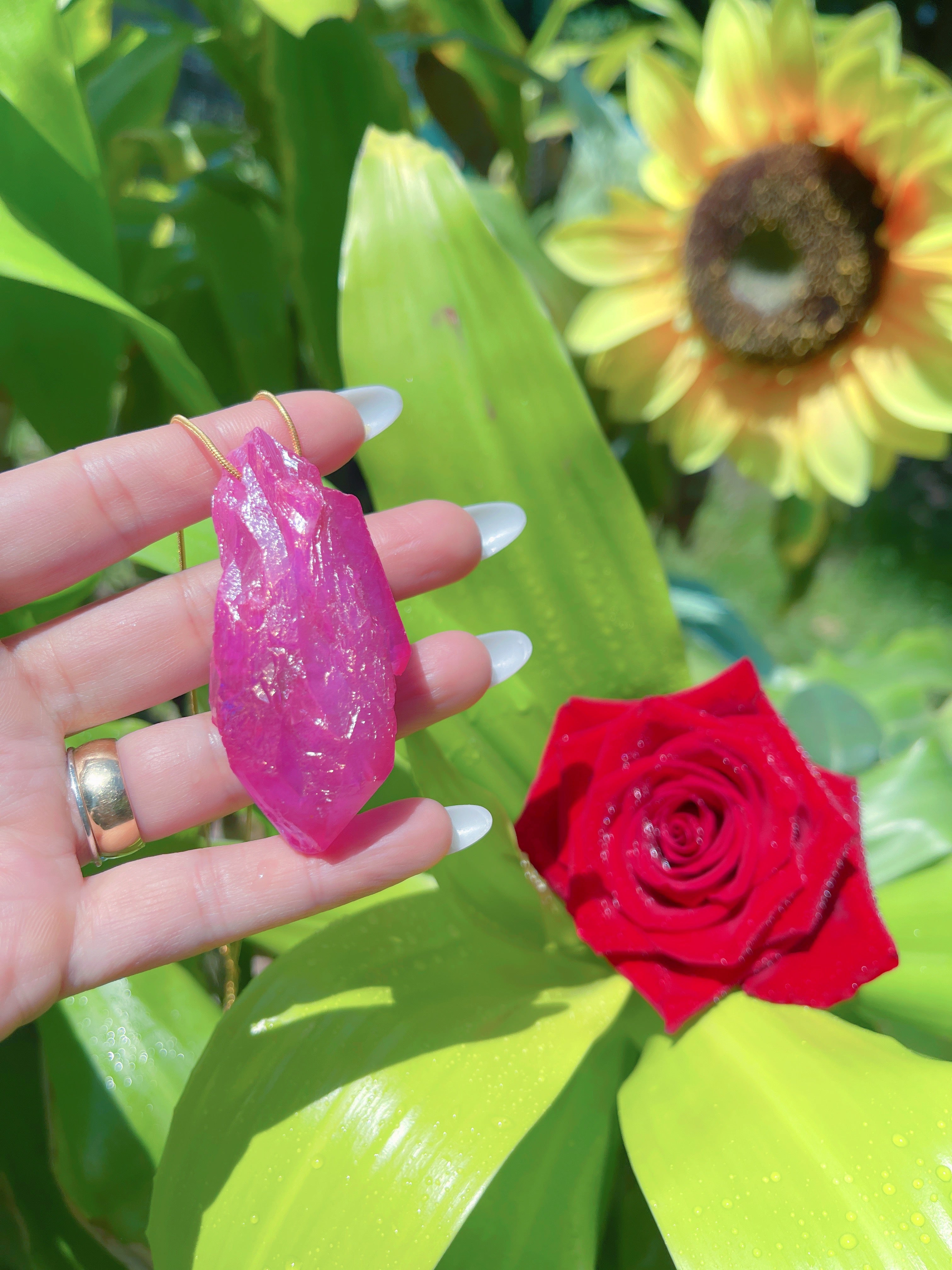 Mesmerizing Large Natural Pink Kunzite Rough Necklace, Raw Kunzite, Madagascar