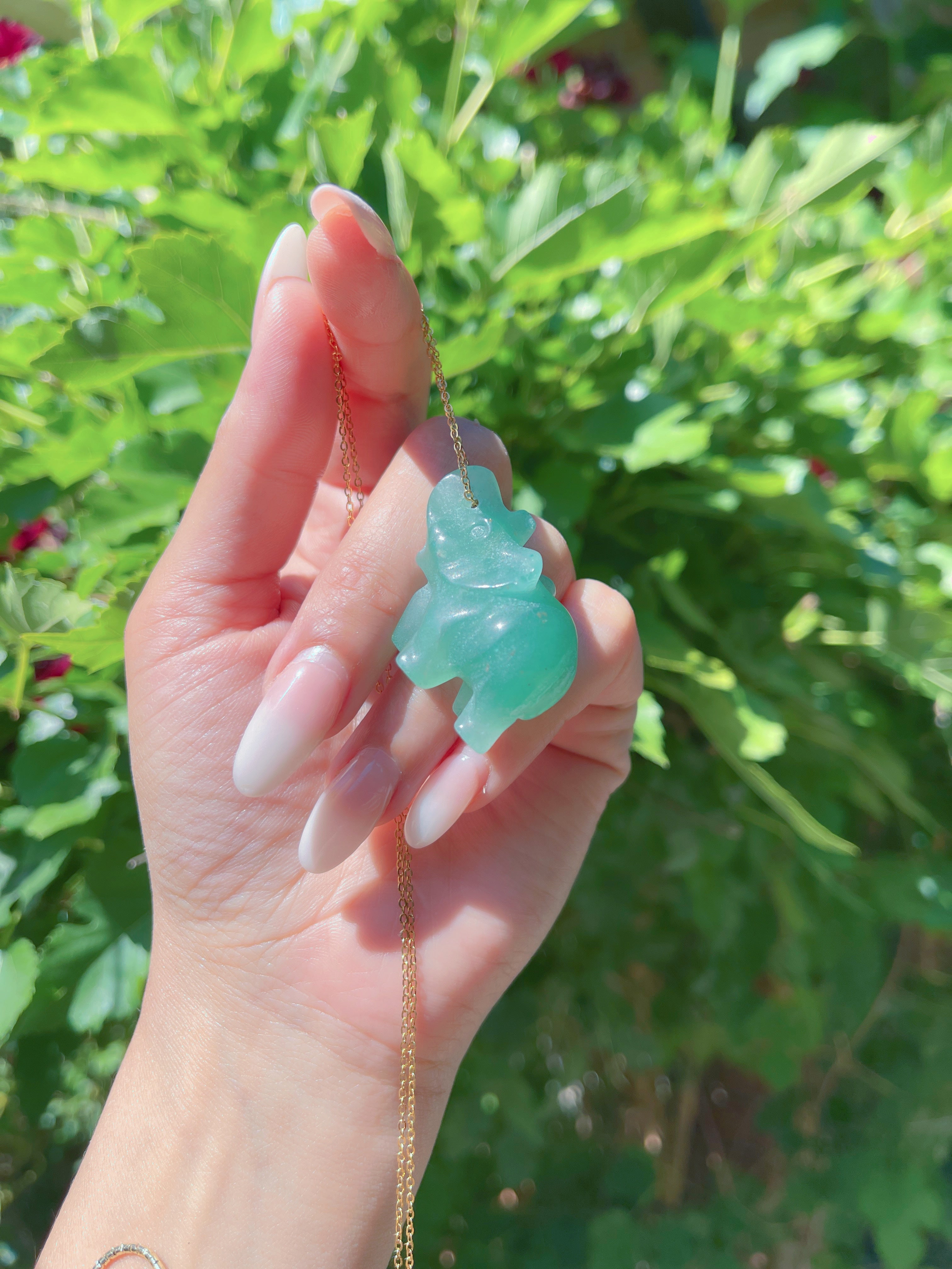 Imperial Jadeite, Natural Jade Elephant Necklace, Queen Elephant Charm Pendant