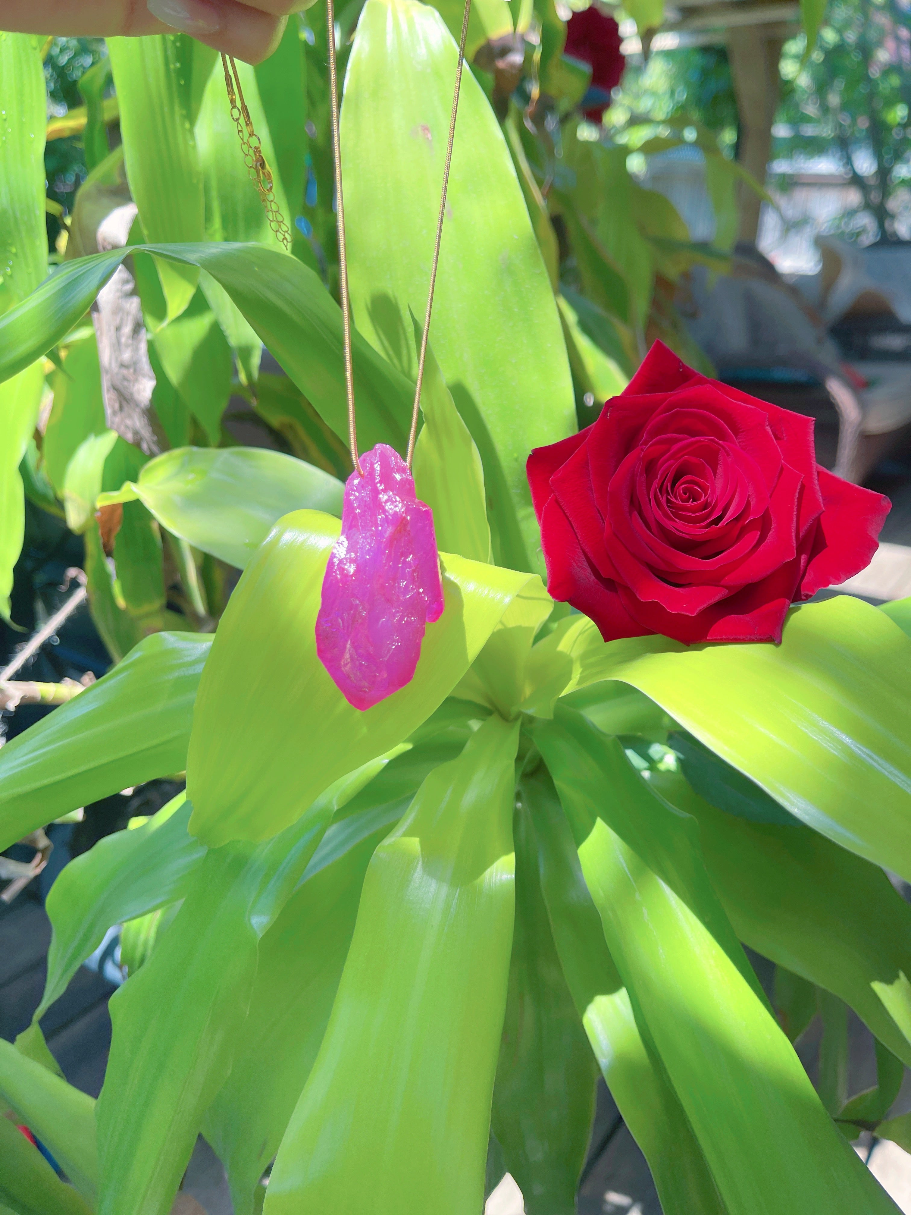 Mesmerizing Large Natural Pink Kunzite Rough Necklace, Raw Kunzite, Madagascar