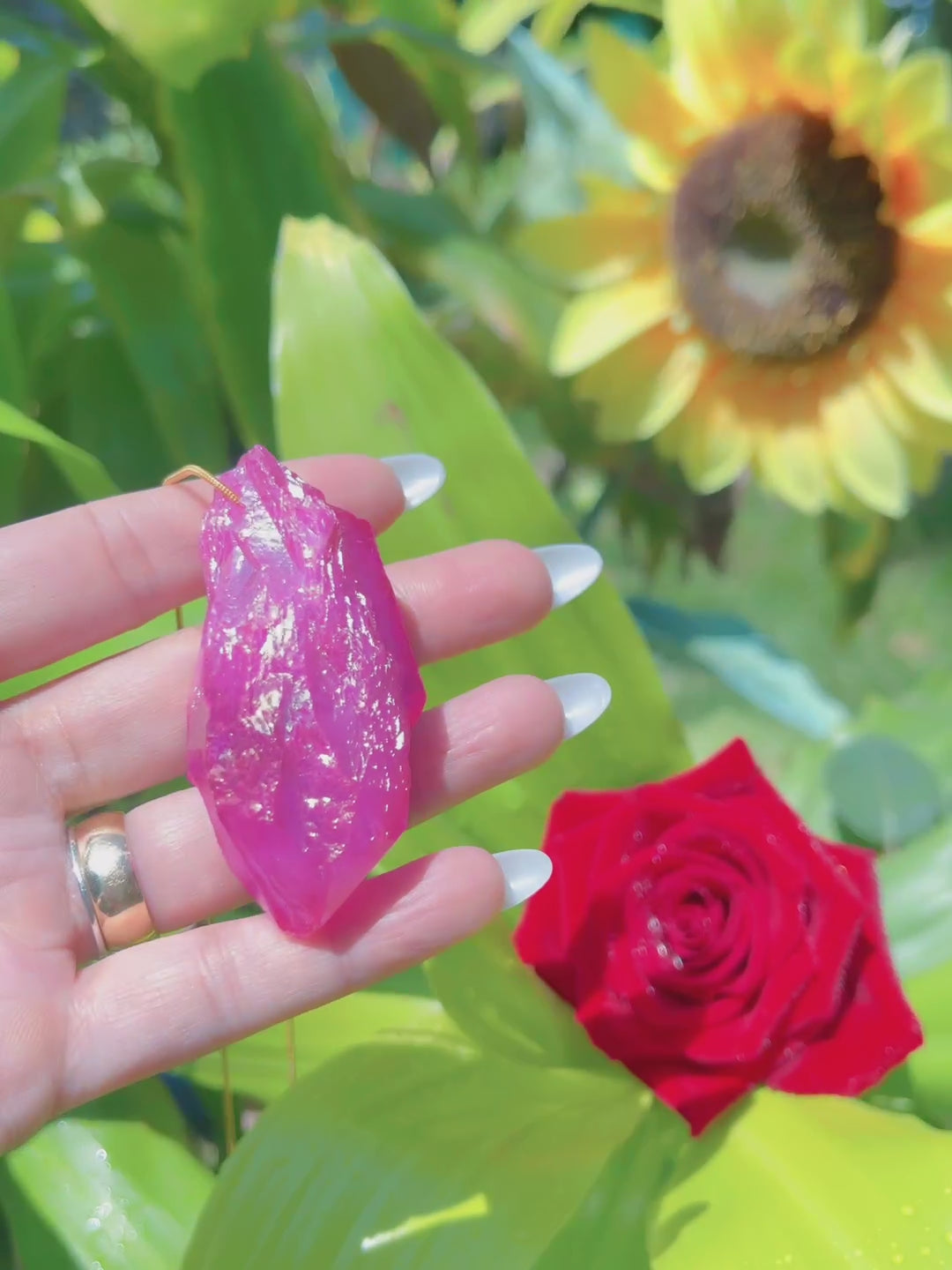 Mesmerizing Large Natural Pink Kunzite Rough Necklace, Raw Kunzite, Madagascar